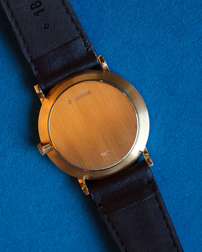 Ultra Thin 18K Yellow Gold Manual Wind