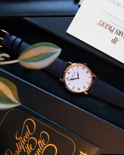 Ultra Thin 18K Yellow Gold Manual Wind